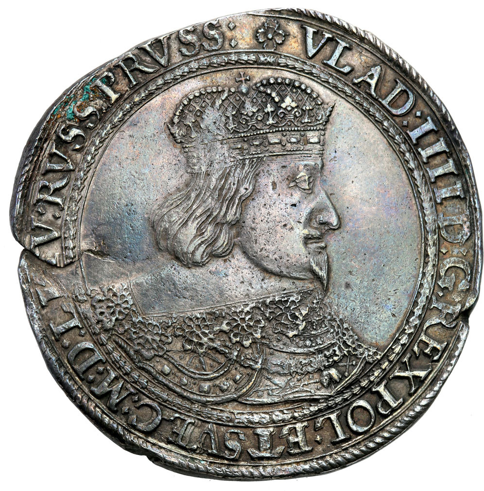Władysław IV Waza. Talar 1639, Gdańsk - B. ŁADNY